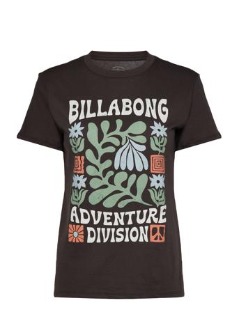 Ss A/Div Tee Sport T-shirts & Tops Short-sleeved Black Billabong