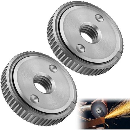 Stykker Mutter, Passer for alle vinkelslipere med 14 gjenger, Vinkelsliper Tilbehør Treskjæreskive,