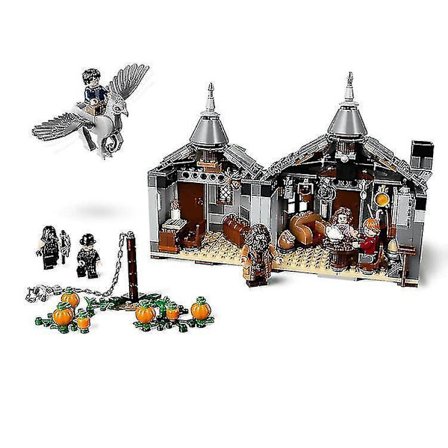 496 Pieces Of Building Blocks Harry Potter Building Blocks Villain Harry Potter Hagrid Hut Model Building Blocks Assembled Building Blocks Children's