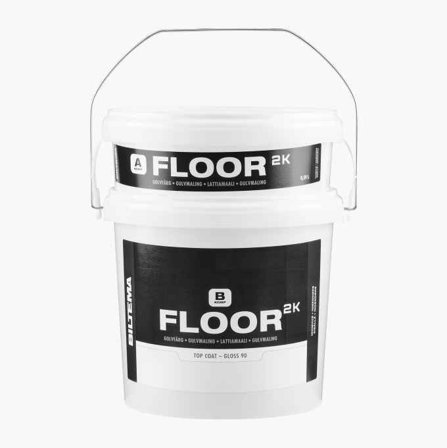 Golvfärg FLOOR 2K klarlack 4 kg - Biltema