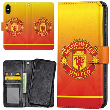 iPhone XR - Plånboksfodral/Skal Manchester United