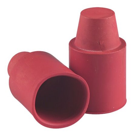 RUBBERSTYLE FLASKEKORK I GUMMI MED HETTE 10STK