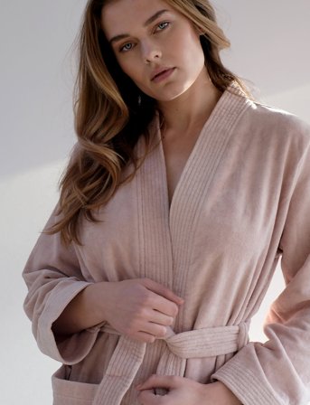 Rosemunde Organic Robe - Green - XS