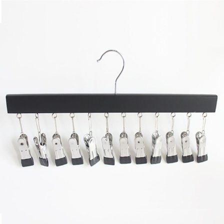 Monitoiminen kuivausteline sukkien kuivausklipsi MUSTA