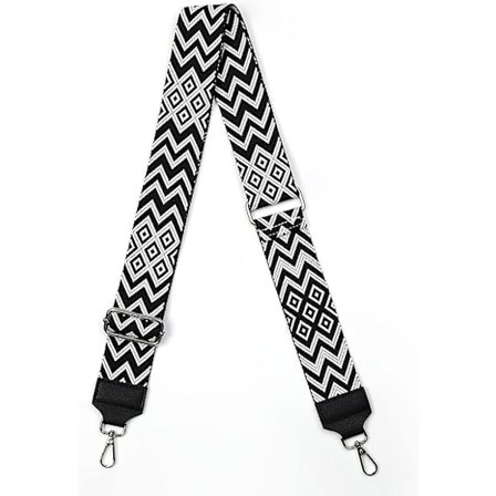 1 stk. Justerbar 3,8 cm bred skulderstropp, justerbar veskestropp