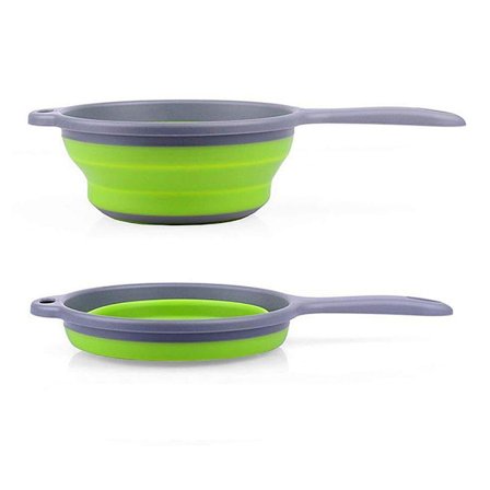 Hopfällbart Sil för Pasta - Grön / Grå