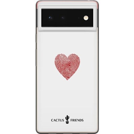 Kompatibel Mobilcover til Google Google Pixel 6 Cactus and Friends - Fingerprint Love