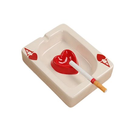 Luova keraaminen tuhkakuppi, kannettava moderni pöytätuhkakuppi pokerisikarituhkakuppi, sopii ulko-, sisä-, pöytä- ja kotikäyttöön sekä toimistoon