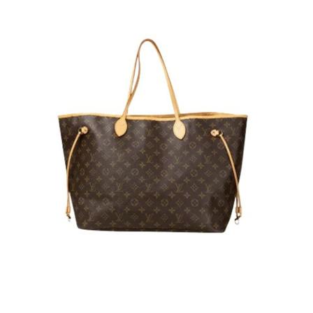 Louis Vuitton Vintage, Pre-owned Canvas louis-vuitton-bags Bruin, Dames, Maat:ONE Size