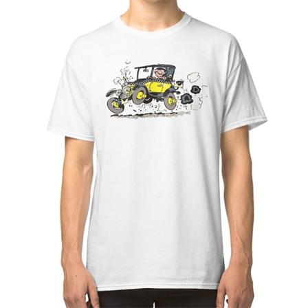 Gaston Lagaffe i bil T-shirt L