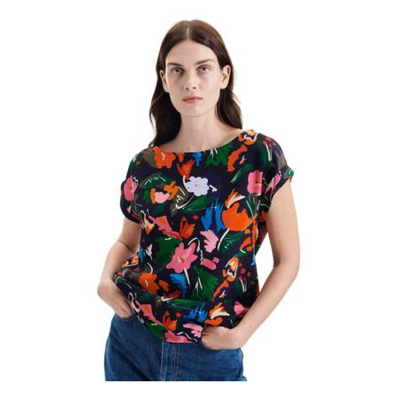 Seidensticker Shirt Blouse Regular fit , Blauw , Dames , Maat: L