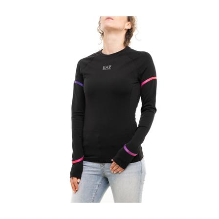 Emporio Armani EA7 Sweatshirt Sort, Dame T-shirts & toppe