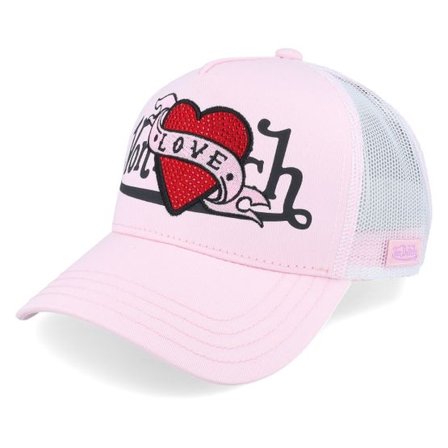 Von Dutch - Rosa trucker Keps - Love Pink Trucker @ Hatstore