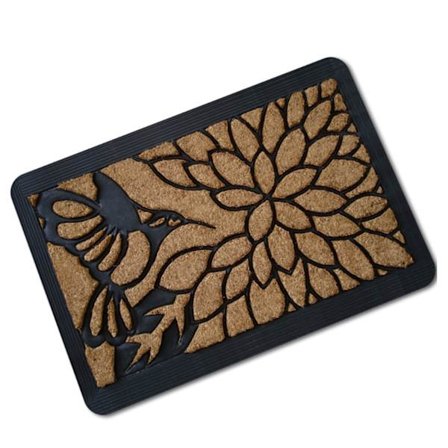 Badrumsmatta Gummi 45x75cm Entrématta Halkskydd Hushållsdörrmatta