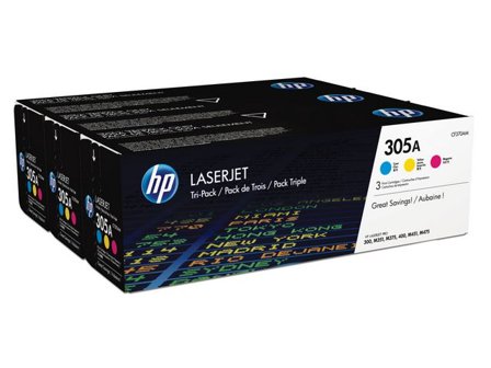 HP Toner CF370AM 305A 7,8K c/m/y 3/fp - Lyreco - Toner och bläck - Tonerkassetter - Toner HP