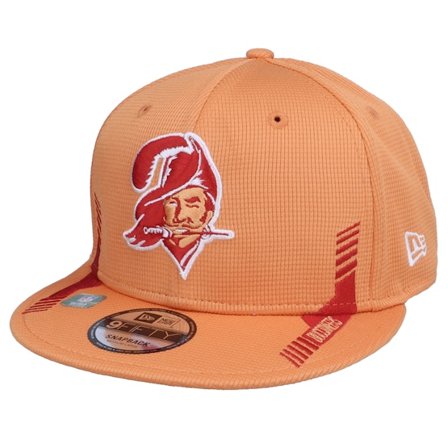 New Era - NFL Orange snapback Czapka Z Daszkiem - Tampa Bay Buccaneers NFL21 Side Line 9FIFTY Orange Snapback @ Hatstore