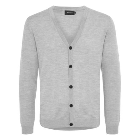Matinique, Matinique Jambon Merino Cardigan Grijs, Heren, Maat:M