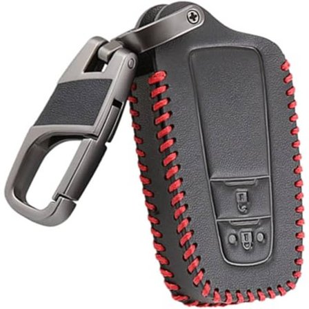 Nahkainen auton avainkotelon suojus, yhteensopiva Toyota C-HR 2017 2018 Prius Remo:n kanssa