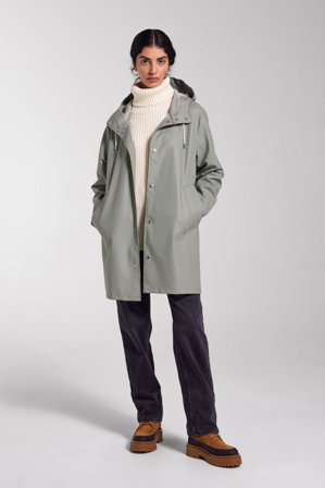 Stockholm Lightweight Raincoat Khaki Green