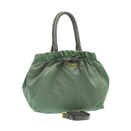 Prada Vintage, Pre-owned Handbag Groen, Dames, Maat:ONE Size,synthetisch