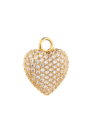Charlotte Bonde STHLM Signature Eternal Heart Pendant Smycken & klockor Dam Guld ONESIZE