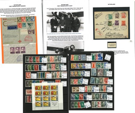 Holland - Ubrugt samling 1906-66, mange særmærker
