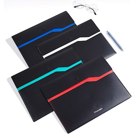 5-paknings plastmapper med stor kapasitet