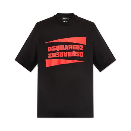 Dsquared2 Logo T-shirt Sort, Herre T-shirts