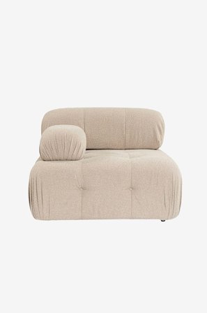 Hanah Home - 1-sits soffa Puca Left - Natur - Soffmoduler - Från Homeroom