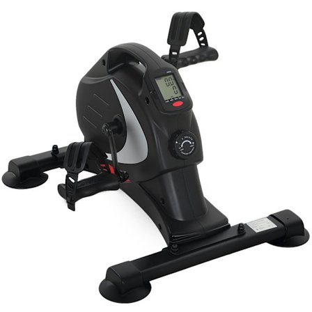 Rootz Mini Training Bike - Foot Pedal Trainer - ARM & Leg Oviser - 8 Motståndsnivåer - LCD - 58x48x37cm - Compact, Noiseless Fitness Solution