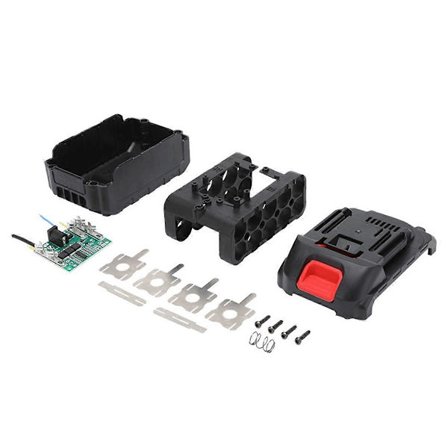 Verktygslåda för elverktyg 21V Batteriförvaringslåda för trådlös elektrisk vinkelslip Kapning 18650 Batteri