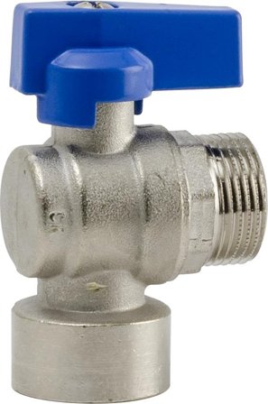 Gelia 3006016722 Kulventil med hendel, til fordeler Rett vinkel, Installasjon