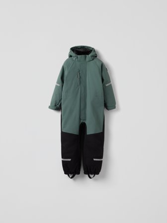 Wasserdichter, wattierter Overall SNOWY - 92 - kinderbekleidung - green - Polarn O. Pyret
