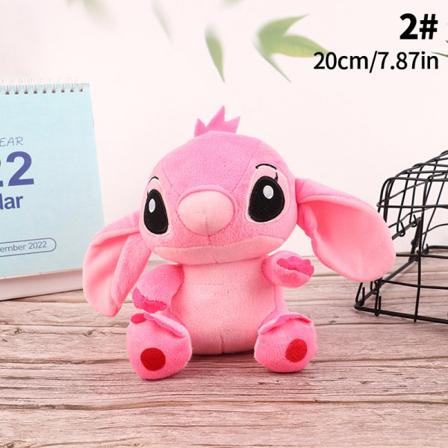Disney Tegneserie Blå Rosa Stitch Dukker Anime Leke Lilo og Stitch 2#
