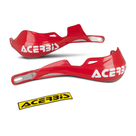 Plastikkdeksel Acerbis Rally Pro Håndbeskyttere Rød Fluo/Hvit