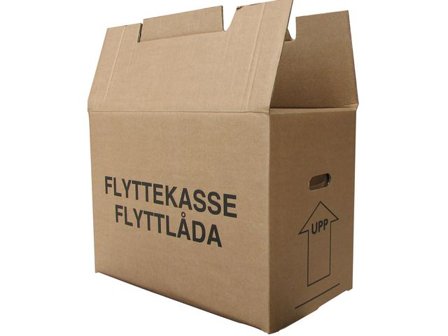 Flyttlåda 560x330x406mm - Lyreco - Emballage och lagerutrustning - Lådor och well - Flyttlådor