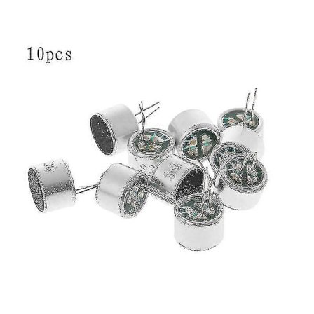 10 stk./lot med 2-pin kabler kapsel elektret kondensatormikrofon 9767 mikrofon