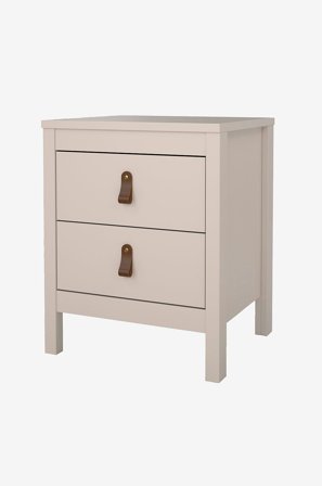 Tvilum - Madrid Nattduksbord 2 lådor - Beige - Sängbord - Från Homeroom