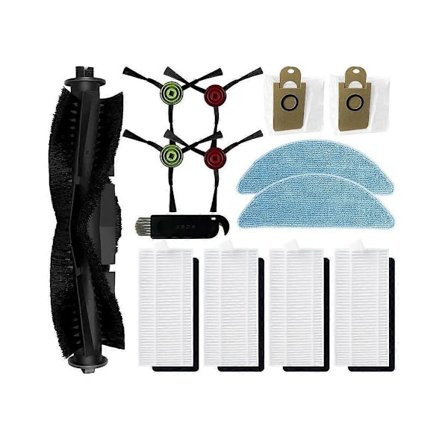 Reservedele og tilbehør til Q6 SE robotstøvsuger, hovedbørste, sidebørste, Hepa-filter, støv