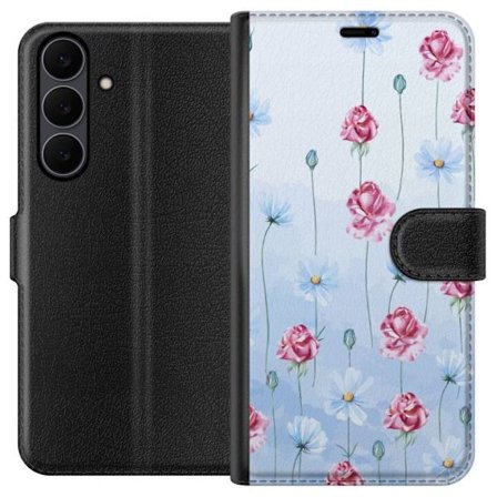 Kompatibelt Lommeboketui til Samsung Galaxy S25 FE Petal Reverie Sky Blue