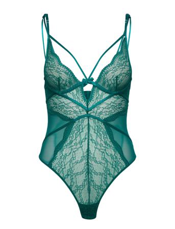 Isabelle Underwired Body Bodies Slip Grøn Hunkemöller