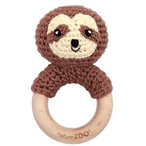 natureZOO Brown Sloth Ring Rattle 0 - 24 months - First toys and baby toys - 0 - 24 months - Brown - Rattle