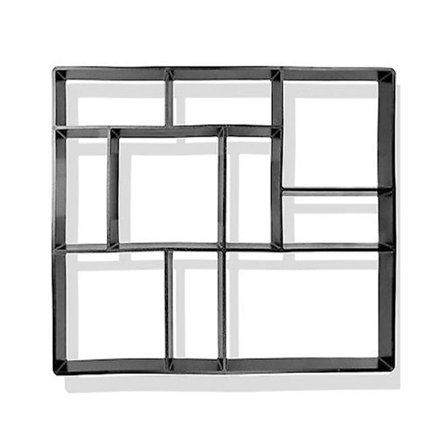 Betongbeläggningsformsats, 10 kammare, 40 x 45 cm