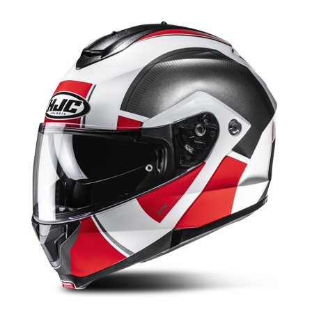 Flip-Up Hjelm HJC C91N Jyn Rød/Hvid/Grå XL