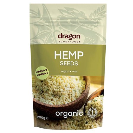 Dragon Superfoods Hampe Frø Ø 200 g, Helse & Madvarer, Kerner & Frø, Frø
