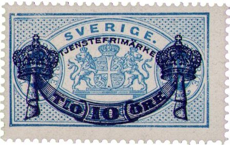 Sverige 1889 - AFA 12 - Postfrisk