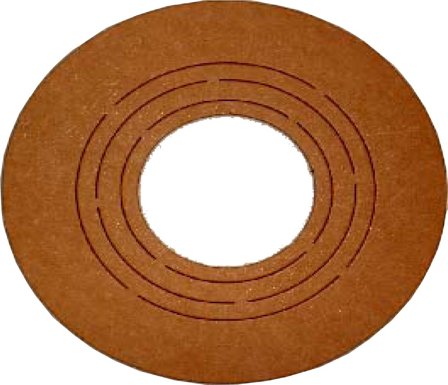 Easyform MST 002 Monteringsskive Hulltaking: 75-127 mm, Belysning