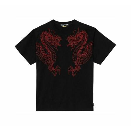 Iuter, T-shirt Zwart, Heren, Maat:S