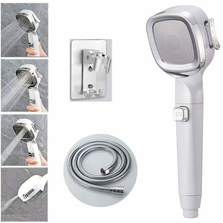 Handdusch, 4-vägs trycksdusch med slang