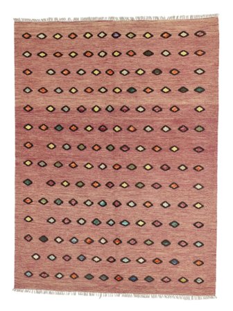 Tissé À La Main Kilim Nimbaft Tapis 173X233 De Laine Rouge/Rouge Foncé
